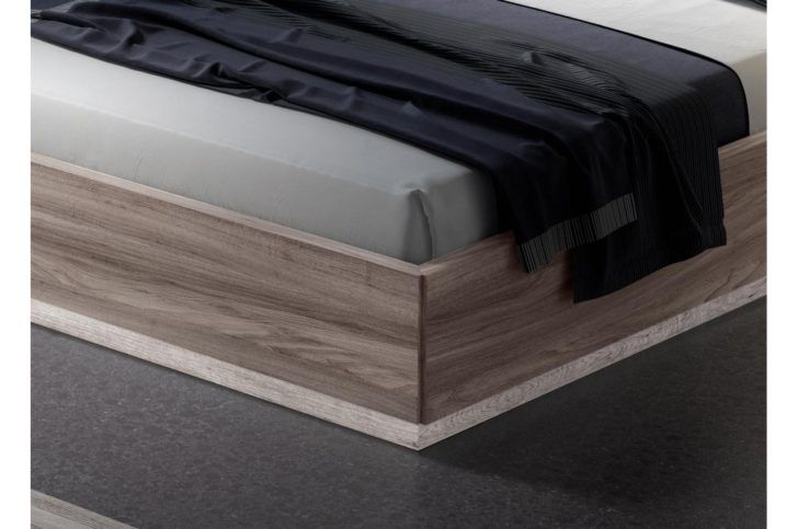 385 Lit Coffre 2 Places Chene Avec Sommier 160x200cm Madrid Alinea Interiores Interiores Design Melamine Muebles