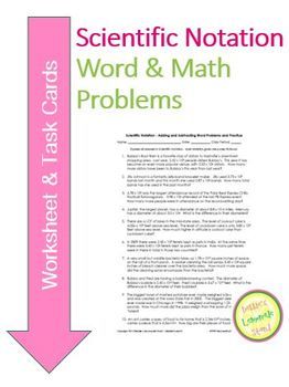 scientific notation add and subtract worksheet task ca - Adding And Subtracting Scientific Notation Worksheet scientific notation add and subtract worksheet task ca - Adding And Subtracting Scientific Notation Worksheet