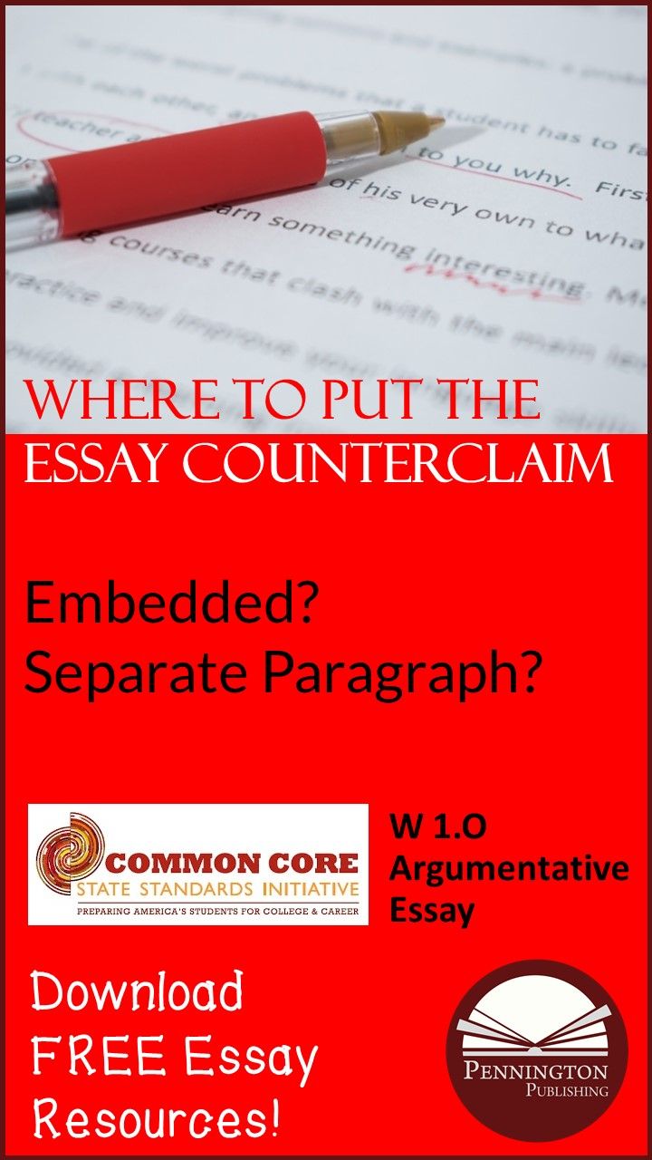 Compare And Contrast Essay High School And College Where Should Writers Place The Counterclaim And Refutation In An Argumentative Essay Check Out These Options With Helpful Examples And Download This Free Essay Thesis Examples also English Essay Sample Where Should Writers Place The Counterclaim And Refutation In An Sample Essays High School