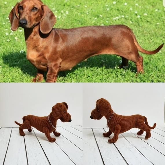 Realistic Stuffed Dog Dachshund Dog Breed Dachshund Mini