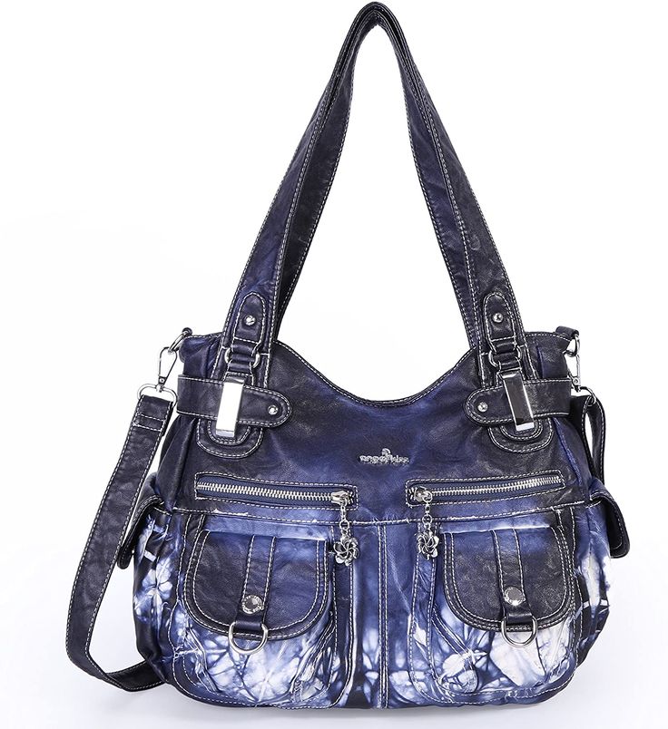 Multi-Pocket Double Zipper Designer Women PU Leather Shoulder Bags Satchel Handbag Multi-Pocket Double Zipper Designer Women PU Leather Shoulder Bags Satchel Handbag