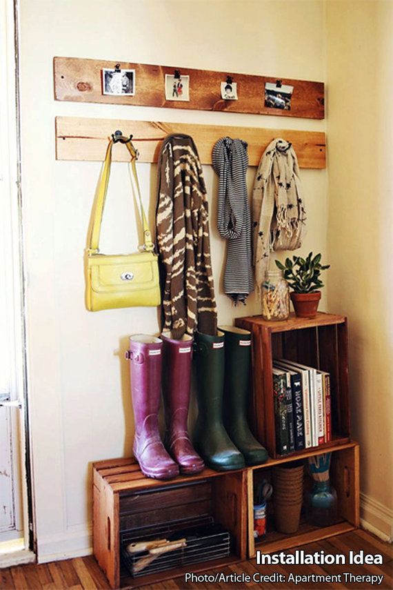 Rustic Storage Crate - Wooden Crate for Building Shelving - - #DiyHomeDecor