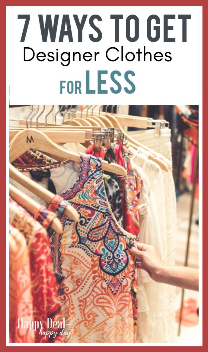 discount designer clothes
