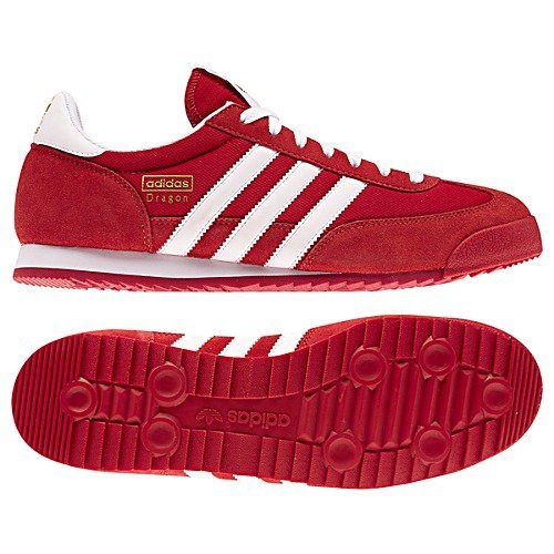 adidas dragon red trainers