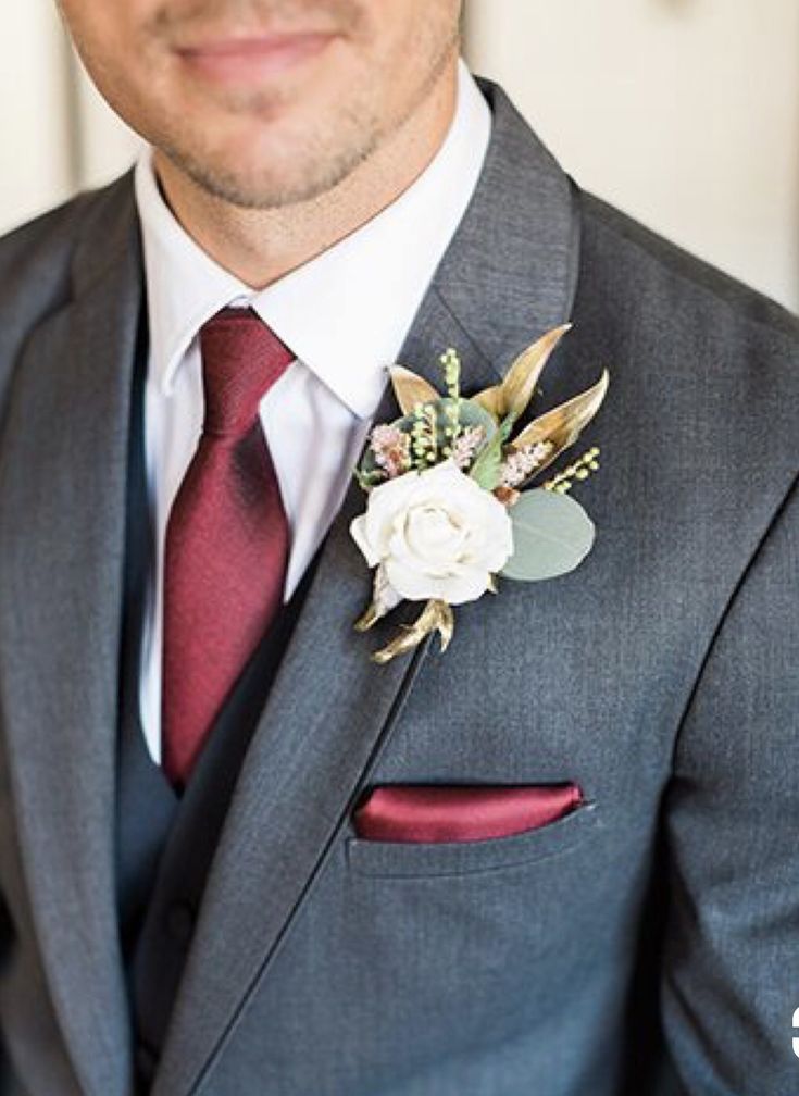 Pin by Полина on Mônica Wedding Groomsmen grey, Grey suit wedding