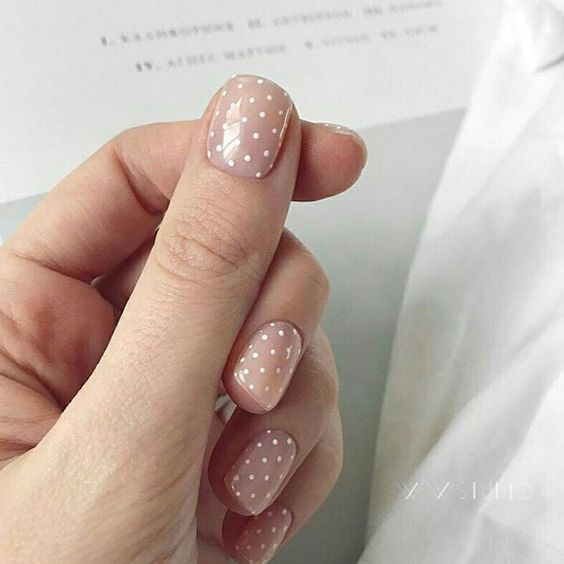 Gorgeous polka dots. I’d never be able to get them all right with polish so …