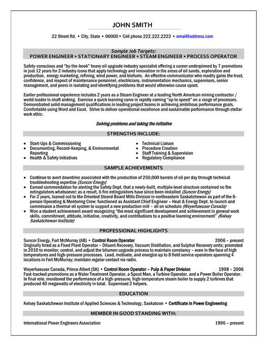 Click Here to Download this Power Engineer Resume Template! http://www.resumetemplates101.com/Engineering-resume-templates/Template-147/