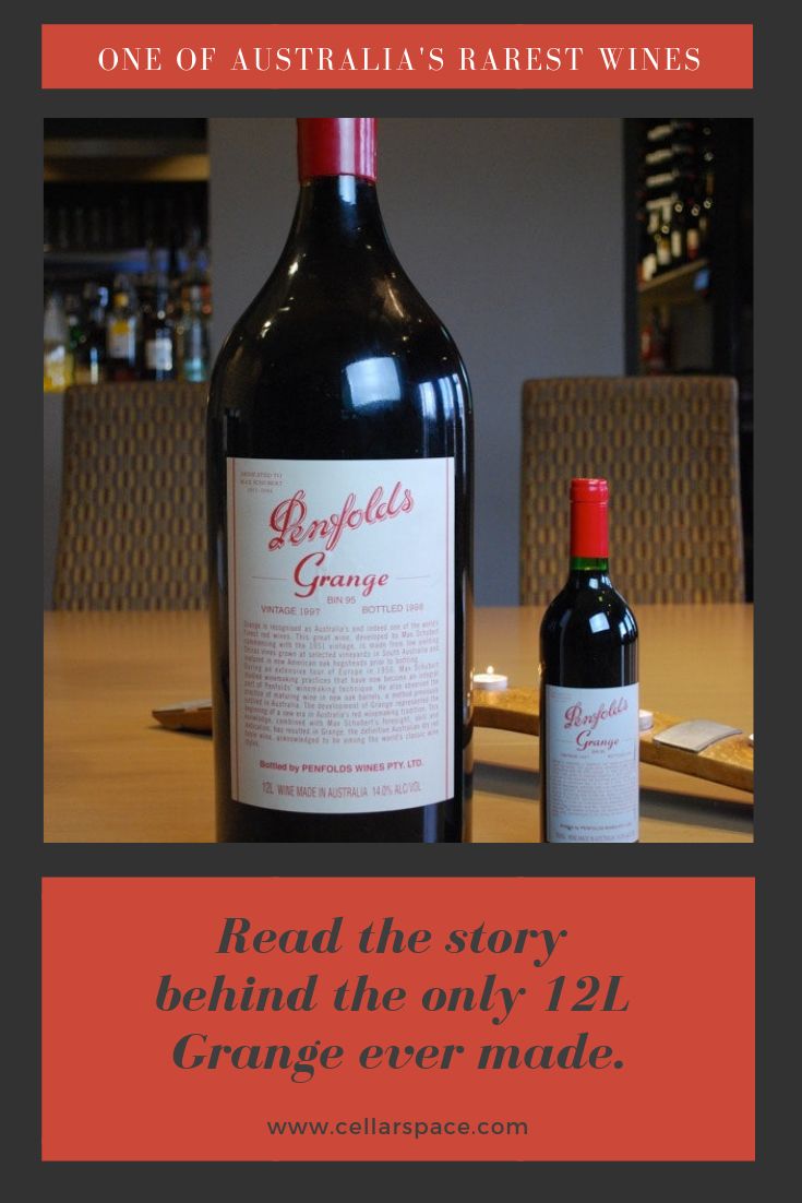 The story behind the only Penfolds 12L Grange ever made. This wine is a true collector's item ...