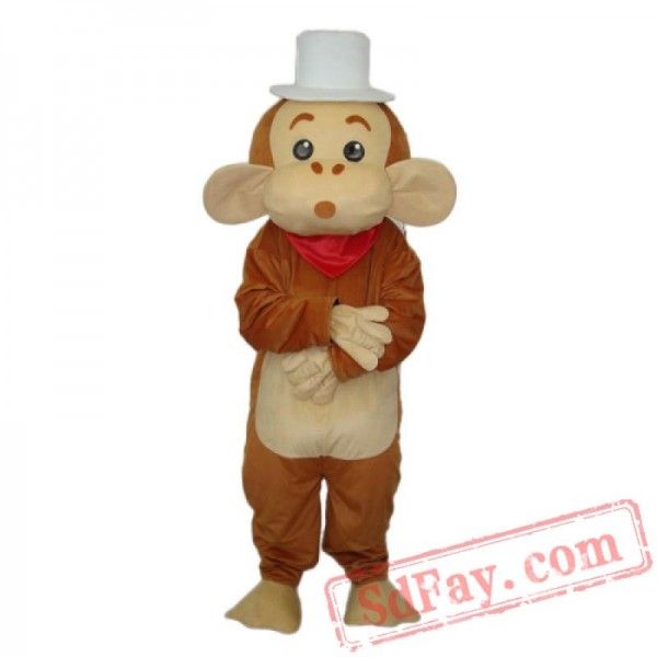 Cap Monkey Mascot Adult Costume Adult Costumes Mascot Costumes