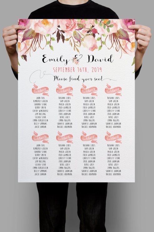 134 best seating org images on Pinterest Weddings, Seating plans