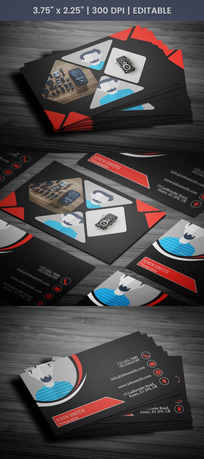 Free Awesome Photography Business Card Template Photography Business Card Template