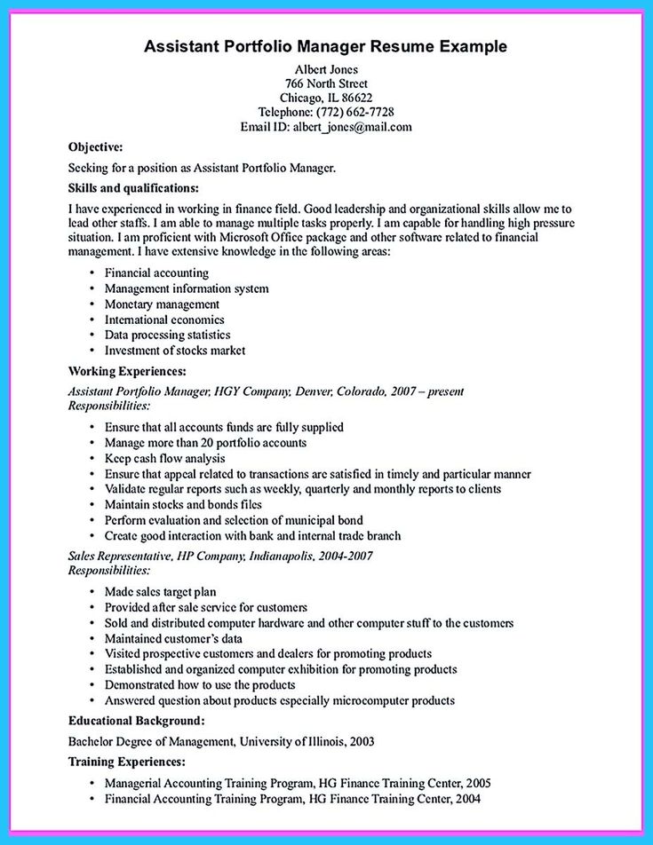 cool Store Assistant Manager Resume That Can Bag You, resume - portfolio manager resume sample cool Store Assistant Manager Resume That Can Bag You, resume - portfolio manager resume sample
