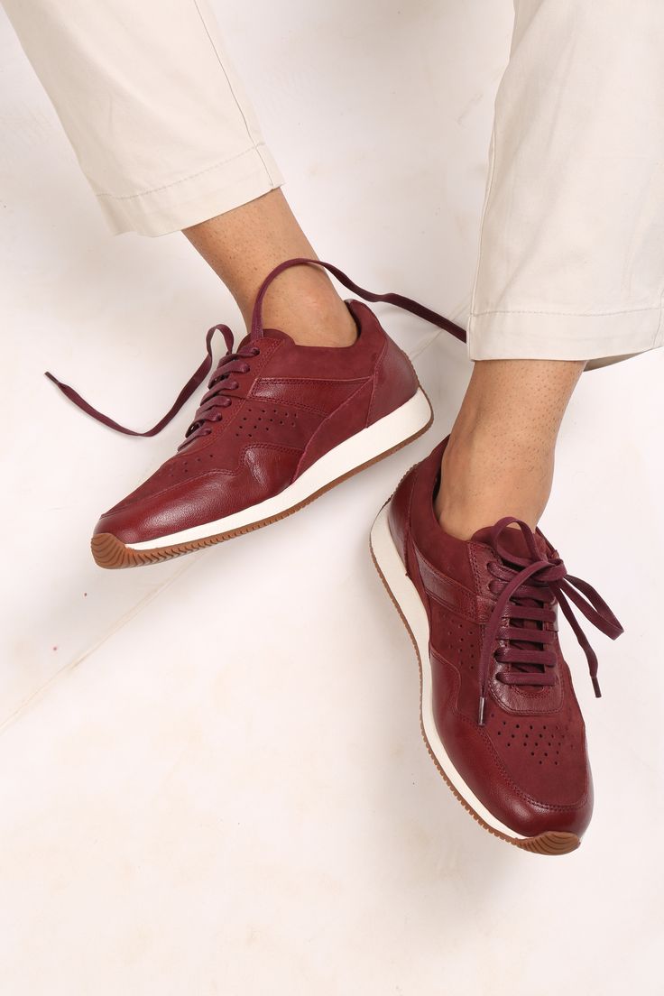 black and maroon dress shoes