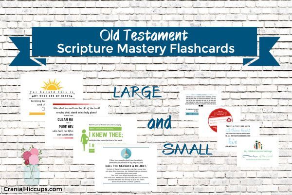 Old Testament Scripture Mastery Flashcards - a set of ... Old Testament Scripture Mastery Flashcards - a set of ...