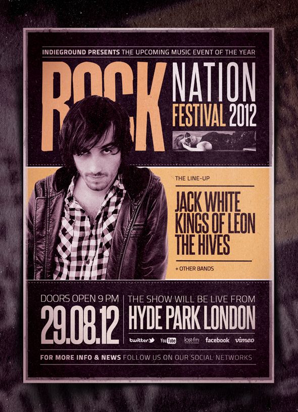 108 best flyer poster templates images on pinterest event flyers concert promotion flyers