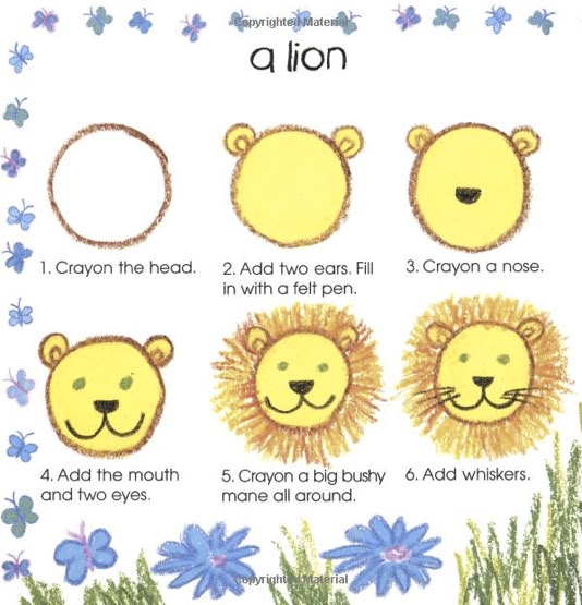 Lion Drawing For Kids Step By Step - Gallery | Art drawings for kids ...