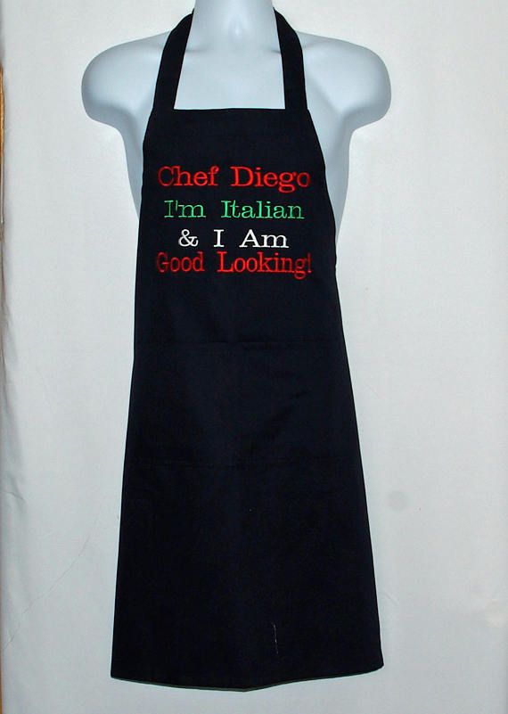embroidered custom apron Unisex personalized custom apron women apron woman gift monogram apron men apron chef gift baking apron