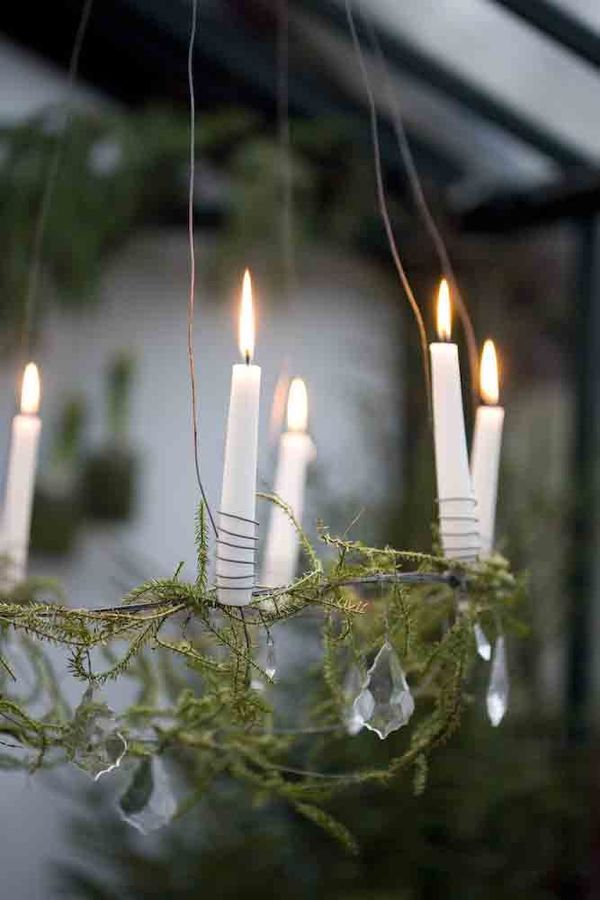 10 Ways to Use Candles at Winter Weddings Candles, Candle chandelier