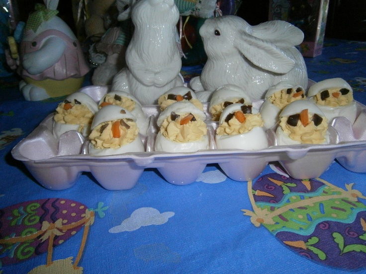 How to Make Deviled Eggs That Look Like Baby Chicks
