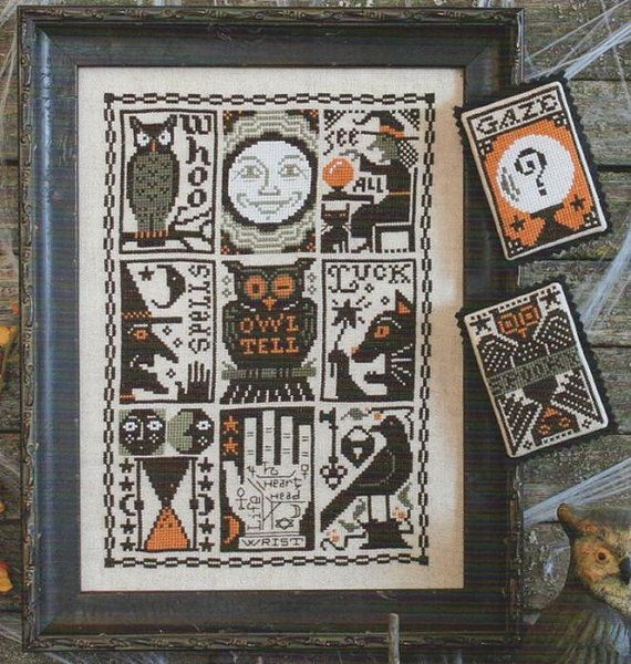 197 prairie schooler cross stitch patterns halloween october autumn owl witch black cat mystic raven hand embroidery by thecottageneedle - Halloween Hand Embroidery Patterns 197 prairie schooler cross stitch patterns halloween october autumn owl witch black cat mystic raven hand embroidery by thecottageneedle - Halloween Hand Embroidery Patterns