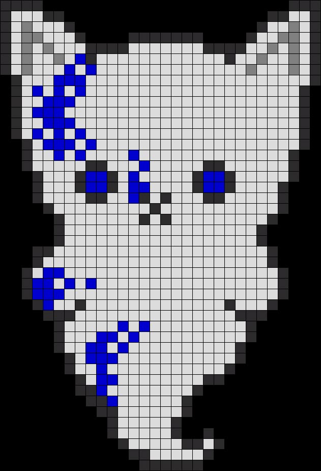 Cat Kandi Pattern Pixel art, Pixel art pattern, Perler beads