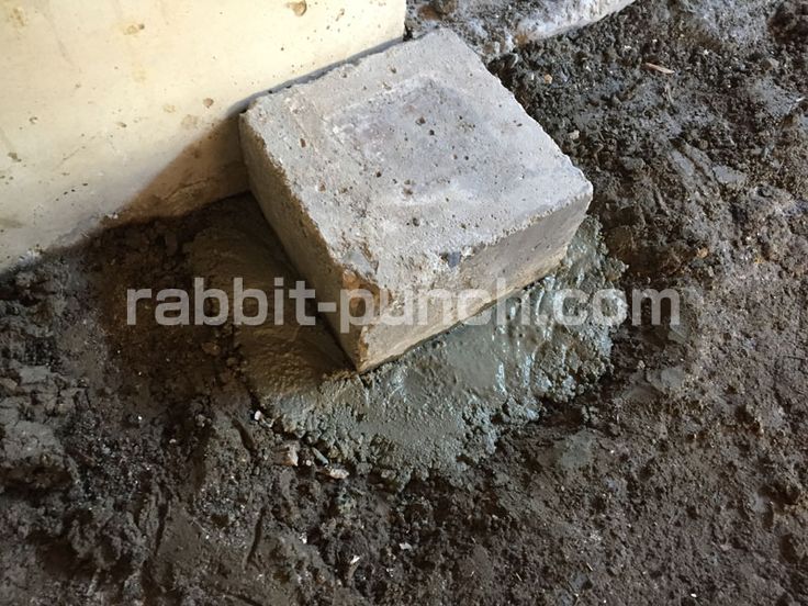 束石を新たに追加 大引を増やして床の強度をアップさせるdiy 床 強度 コメリ