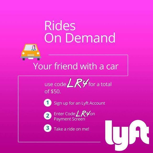 Use Promo Code LR4 For Free 50 Dollar Lyft Credit! Lyft Uber Use Promo Code LR4 For Free 50 Dollar Lyft Credit! Lyft Uber