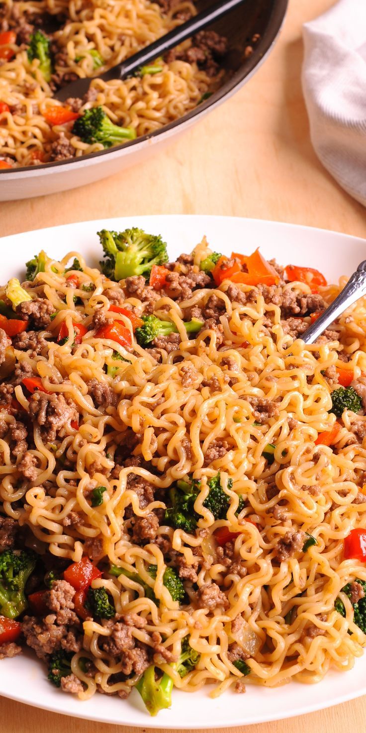 Beef Ramen Noodles Stir Fry is a healthy way to use Beef Ramen Noodles Stir Fry is a healthy way to use