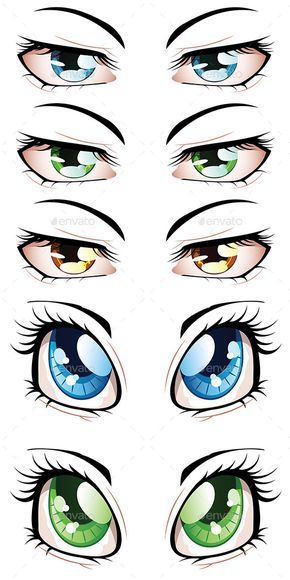 Anime Style Eyes | Eye drawing, Eye painting, Anime style