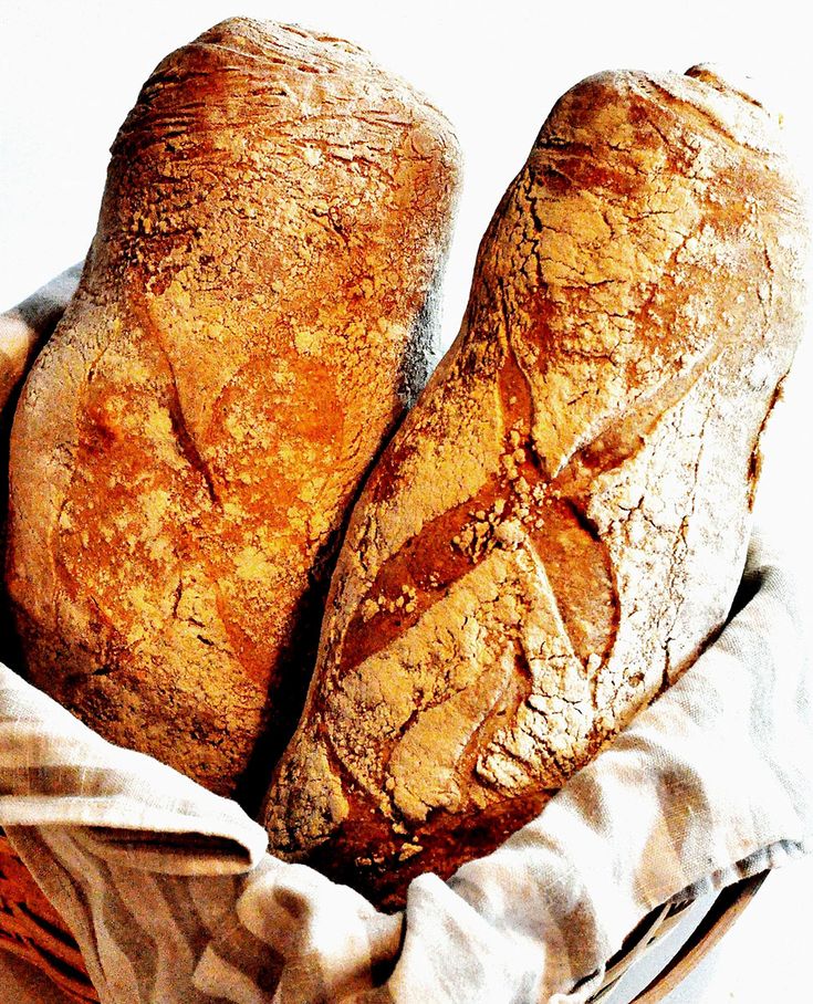 Rustic Italian Bread With Rustic Italian Bread With