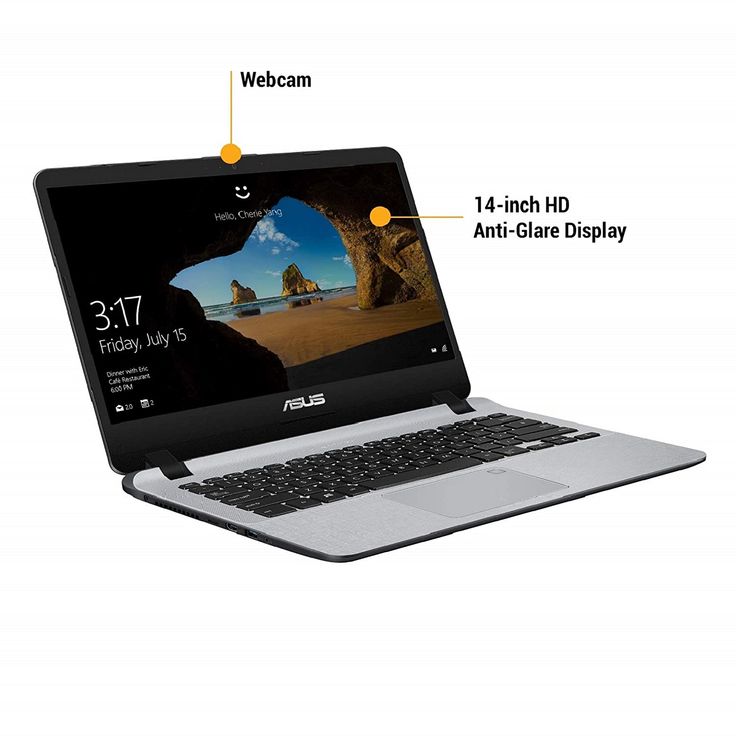 ASUS VivoBooK Intel Core i3 7th Gen 14-inch Thin and Light Laptop in