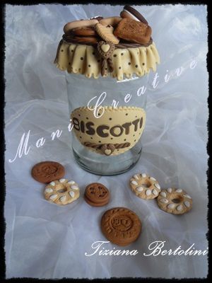 Barattolo - Contenitore I Miei Biscotti In Vetro - Elisir Home