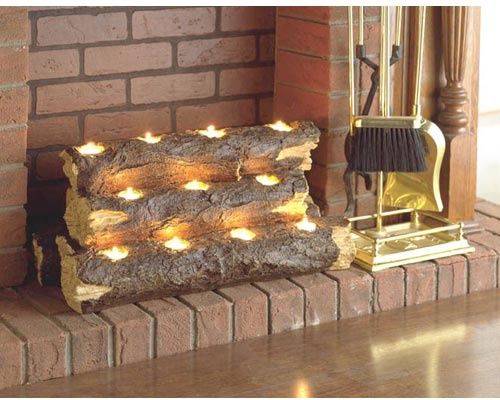 Best 25+ Fireplace candelabra ideas on Pinterest | Fireplace facade Luminara candles and Fire place decor
