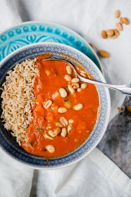 Blitzschnelle afrikanische Erdnusssuppe - weil verrückt manchmal ...