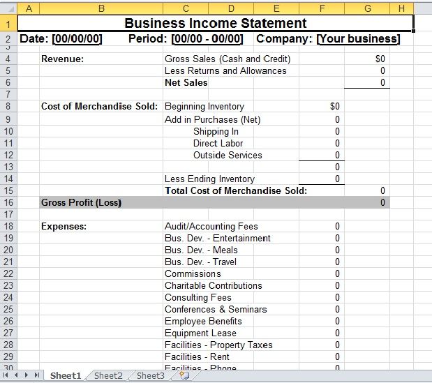8 best School ish images on Pinterest Income statement - income template 8 best School ish images on Pinterest Income statement - income template