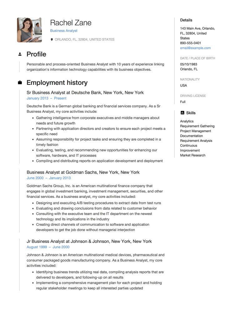 9 best Store Manager Resume Samples images on Pinterest - example of business analyst resume 9 best Store Manager Resume Samples images on Pinterest - example of business analyst resume