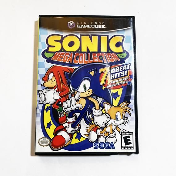Vintage Nintendo Gamecube Sonic Mega Collection 7 Games Etsy Gamecube Game Sonic Gamecube Games