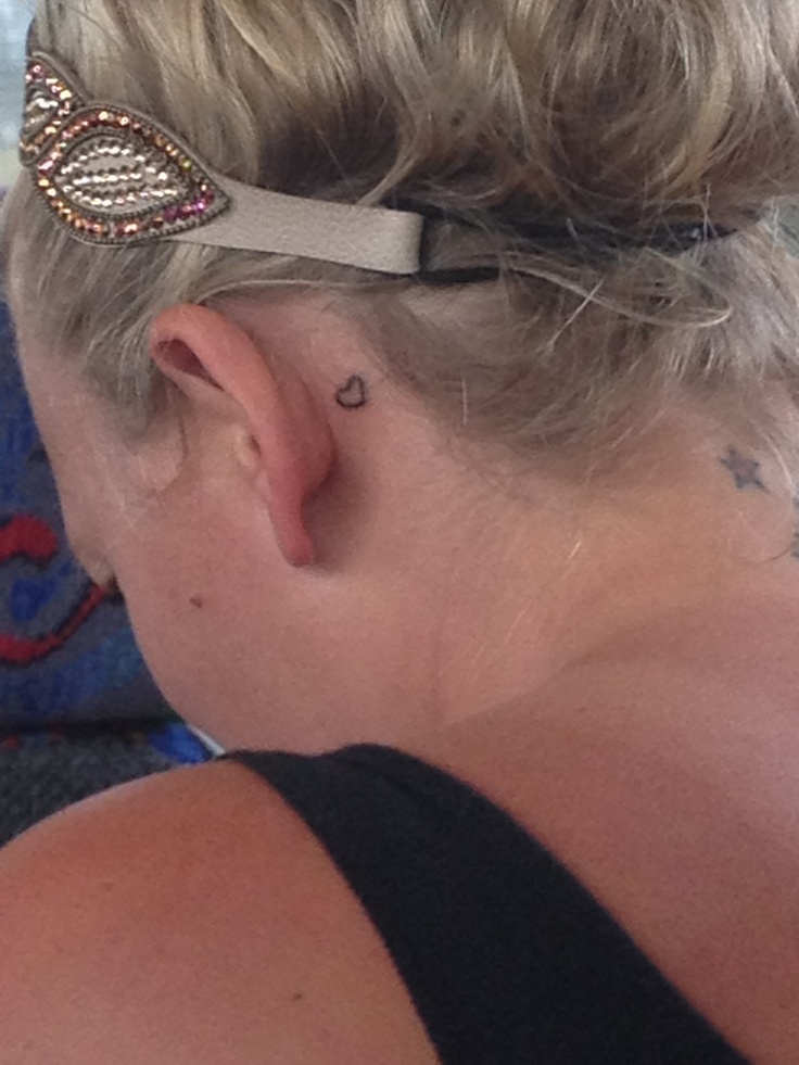 heart tattoo behind ear inked pinterest tattoo heart tattoo behind ear inked pinterest tattoo