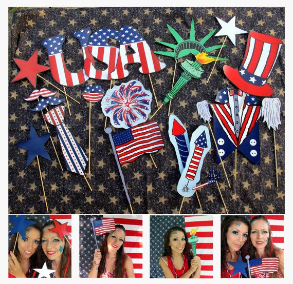 American photo cheap booth props
