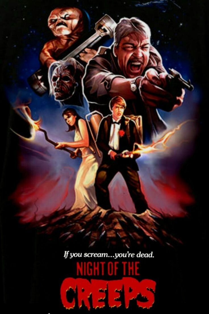 Night of the Creeps | Horror movies, Movie artwork, Horror movie art