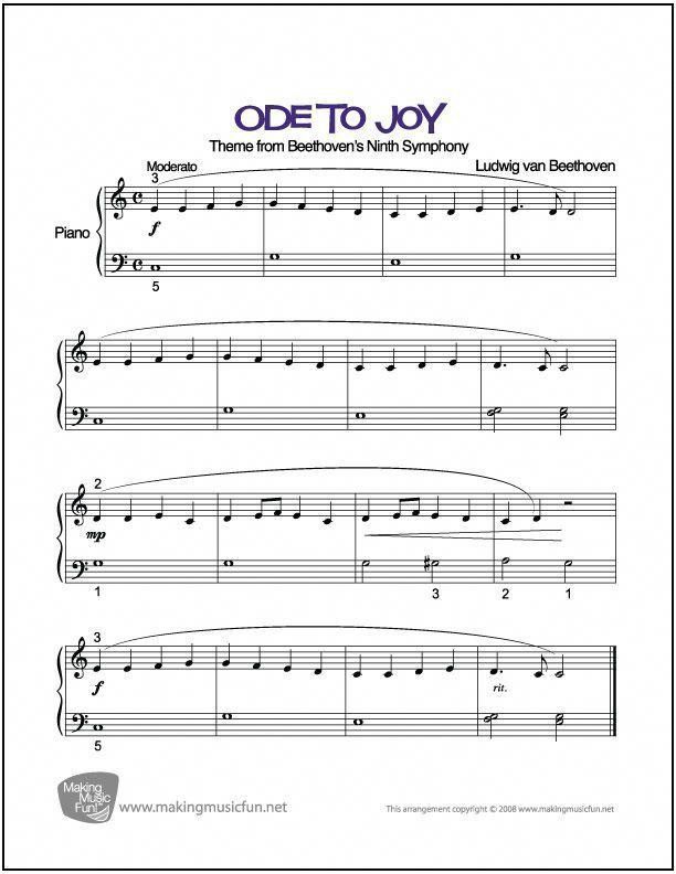 Beginners Piano Sheet Music Canon In D Pachelbel Beginner Piano