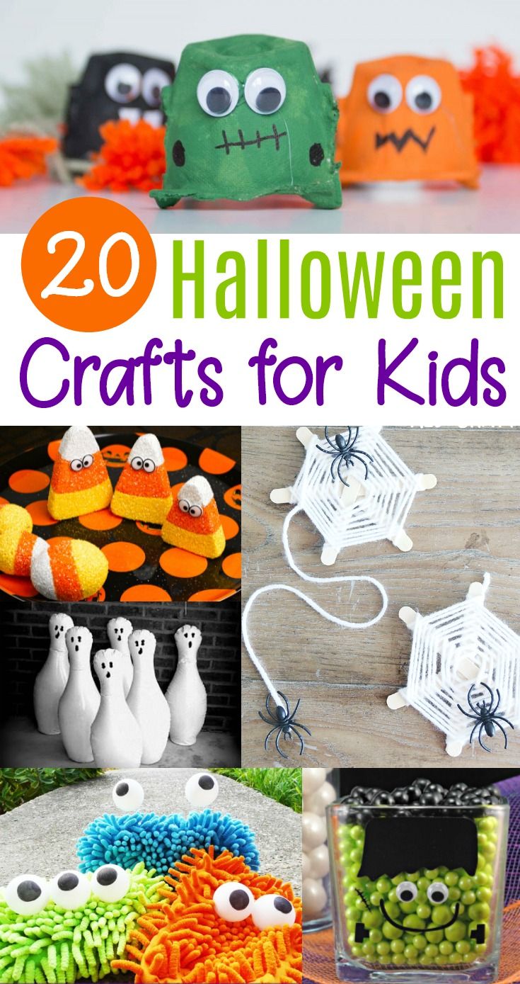 20 Cute & Easy Halloween Crafts for Kids - Halloween Activities for Children