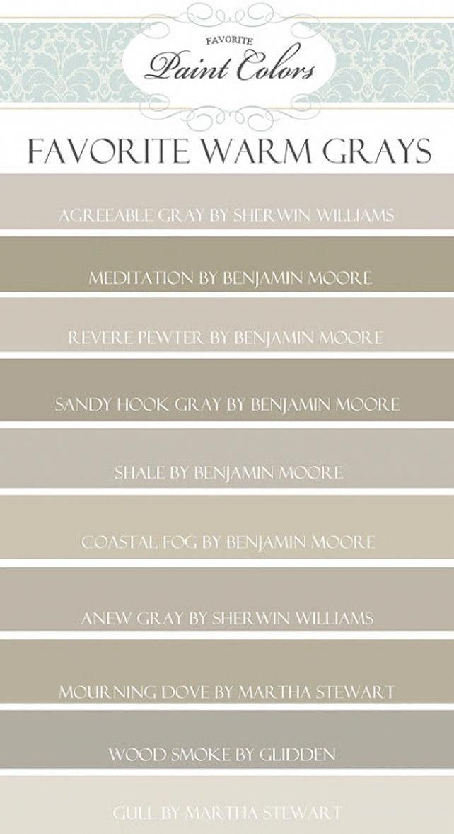 Best Warm Gray Paint Color Benjamin Moore Paint Color Palette Warm Grays Agreeable Gray By Sherwin Williams Meditation By Benjamin Moore Rev Warm Gray Paint Warm Grey Paint Colors Grey Paint Colors