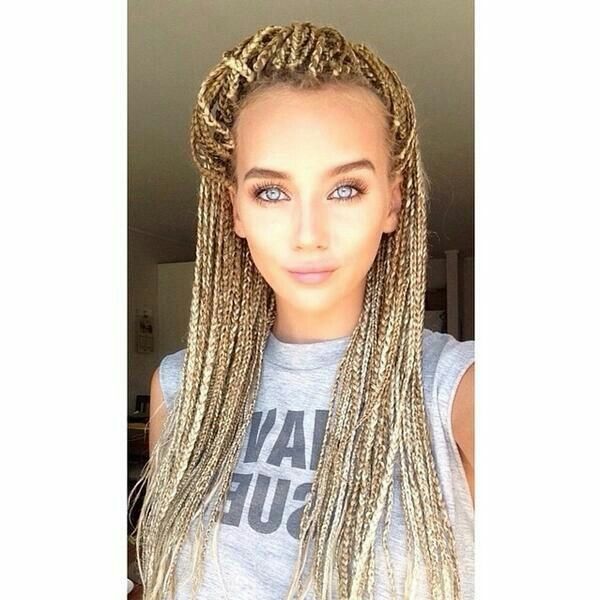 Image result for white woman with braids