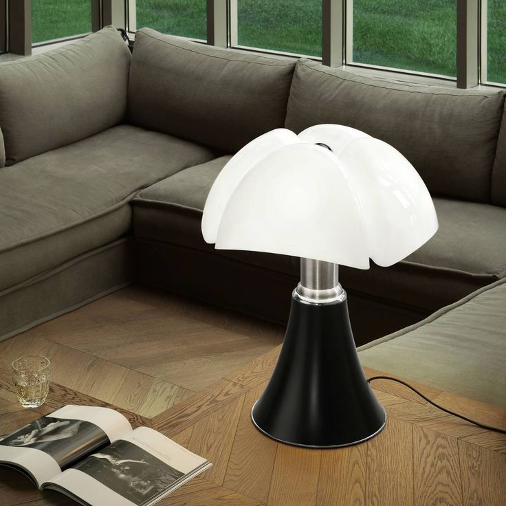 Lampe Noir pied télescopique H66 86cm PIPISTRELLO Lampe à Lampe Noir pied télescopique H66 86cm PIPISTRELLO Lampe à