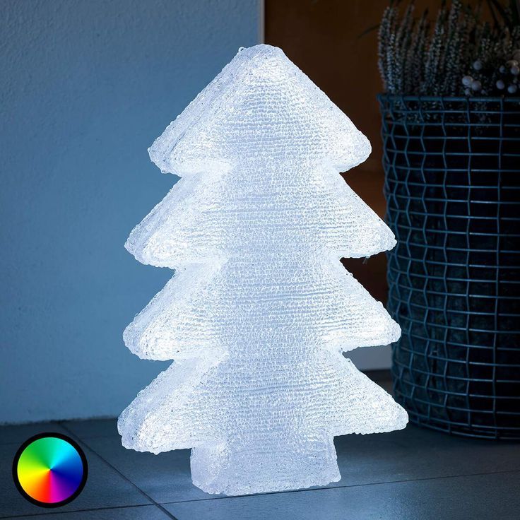 Konstmide Christmas Tree Led Rgb Multicolored Decorations White Konstmide Christmas Tree Led Rgb