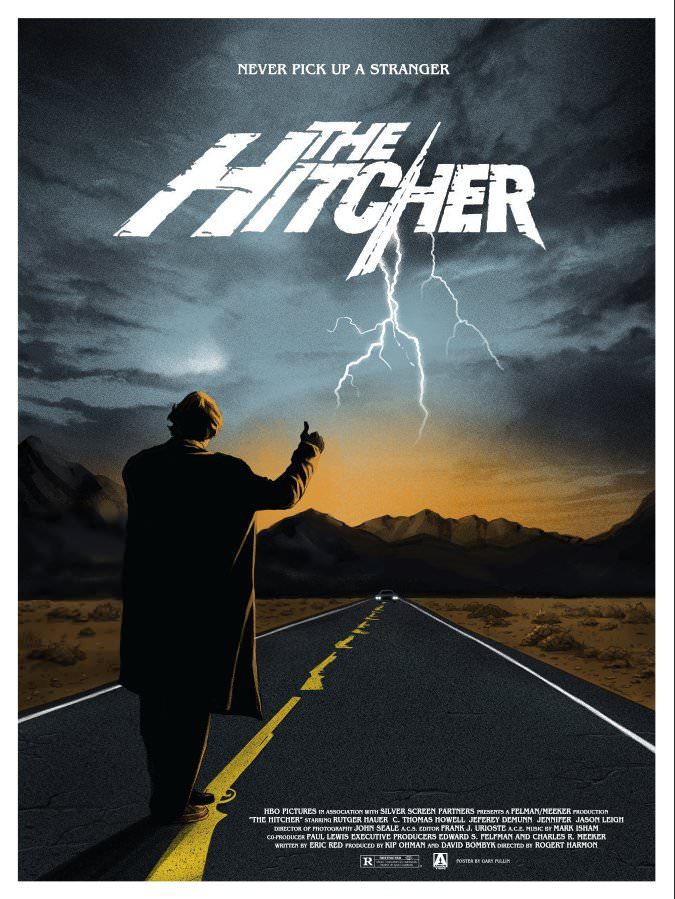 ヒッチヤーTHE HITCHER／真夜中の恐怖ドライブ試写会招待状希少