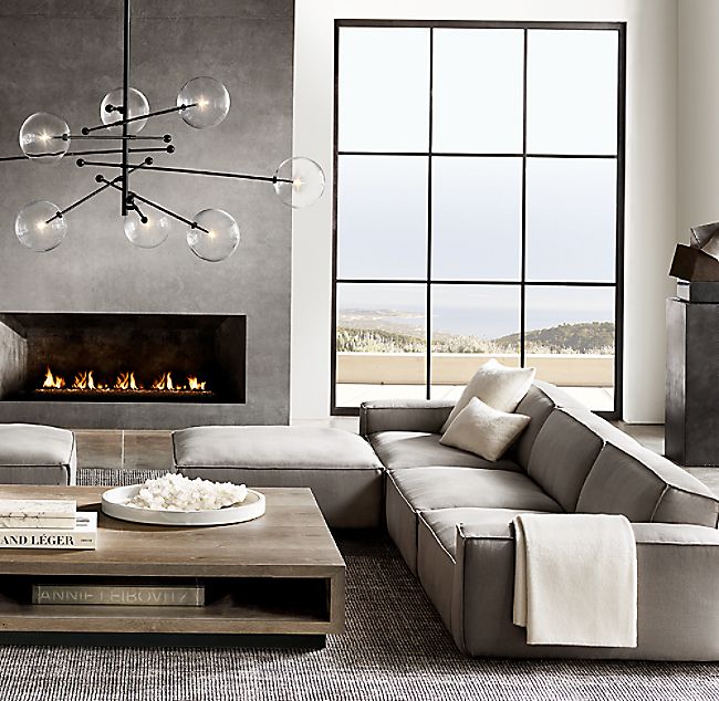Glass Globe Mobile 8 Arm Chandelier 79 Living Room Modern Living Room Designs Contemporary Living Room