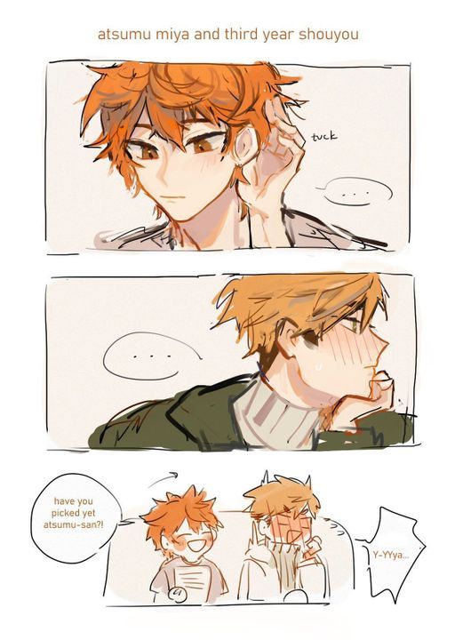 Haikyuu Ship Photos And More! - Hinata x Atsumu | Haikyuu manga