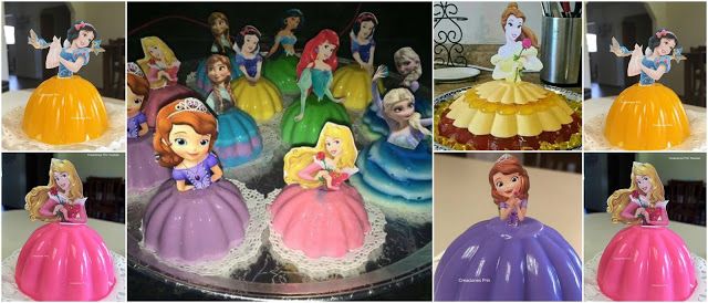 Aprende Cómo Hacer Gelatina De Princesas Para Fiestas Infantiles Lodijoella Gelatinas De Princesas Gelatinas Infantiles Fiestas Gelatinas Infantiles